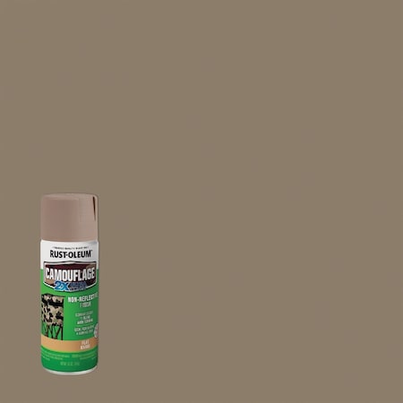 Rust-Oleum Camouflage 2X Ultra Cover 12 Oz. Flat Spray Paint, Khaki 279177